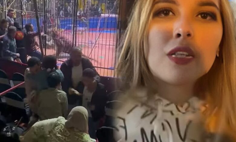 بعد هجوم النمر..حقيقه اغلاق السيرك واخلاء سبيل “انوسه كوته” مدربة الحيوانات المفتــرسة بطنطا