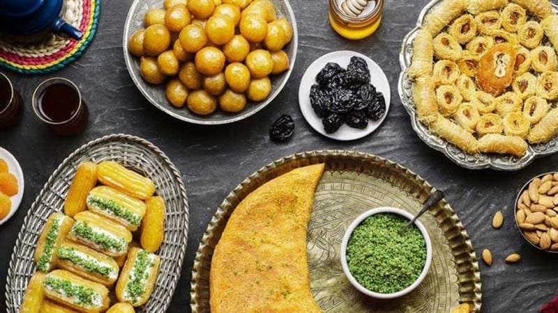 تناول الحلويات الشرقية في شهررمضان الكريم بأقل خسائرصحية (تفاصيل)